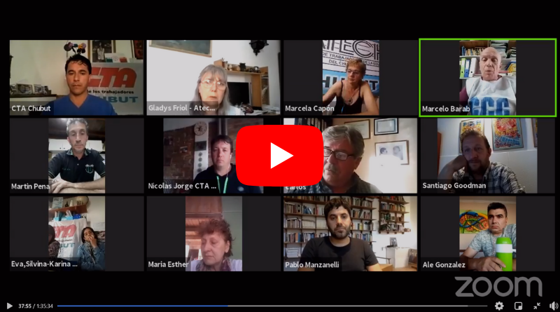 Video del conversatorio sobre Aporte Solidario y Ley Tributaria