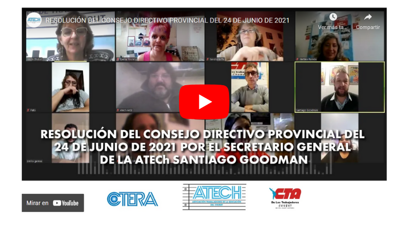 convocatoria a asambles escolares – atech chubut central