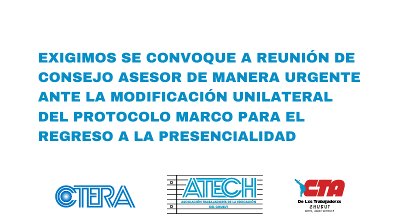 ANTE LA MODIFICACIÓN UNILATERAL DEL PROTOCOLO