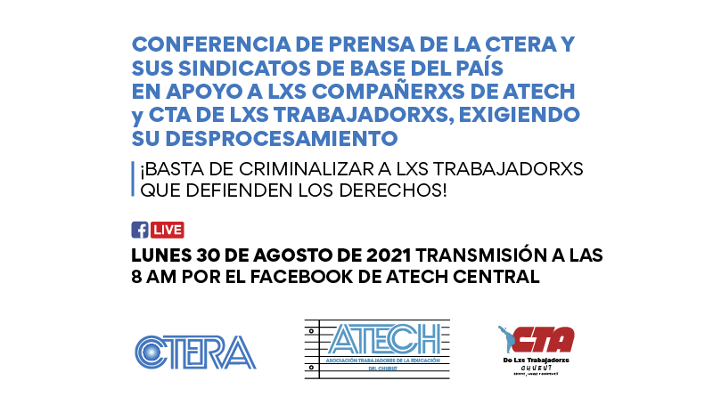 CONFERENCIA DE PRENSA DE LA CTERA