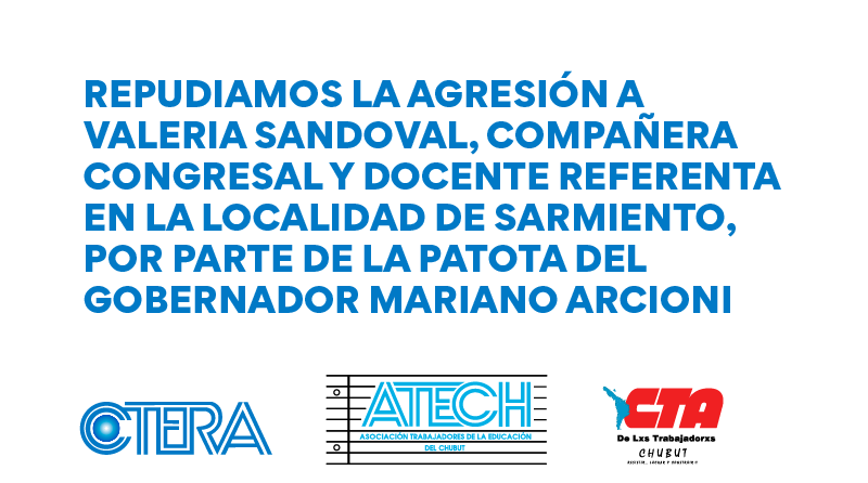 REPUDIAMOS LA AGRESIÓN A VALERIA SANDOVAL