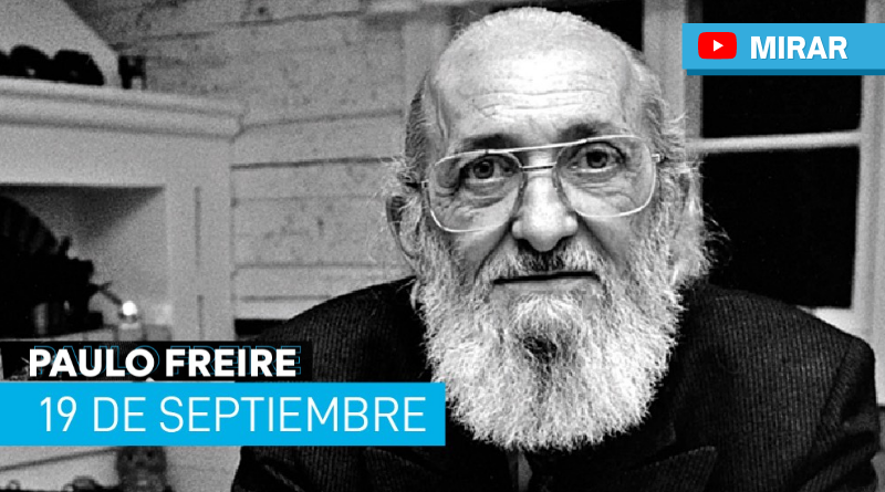 A 100 años del nacimiento de Paulo Freire