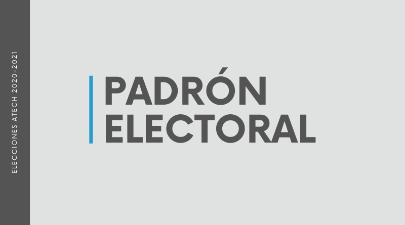 padron electoral