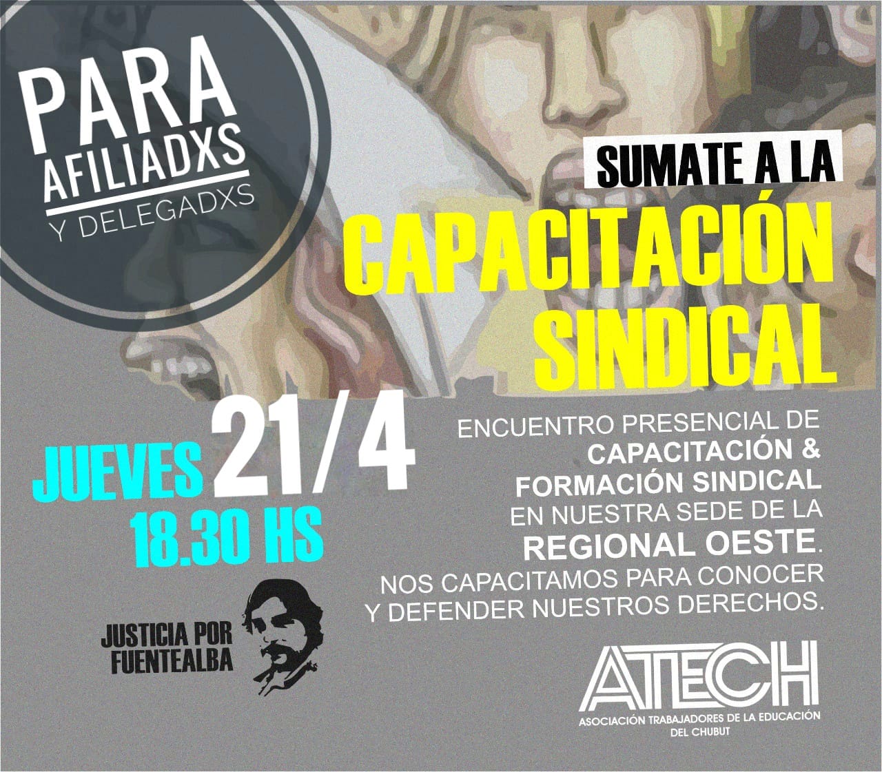 Segundo encuentro: Súmate al taller de Capacitación Sindical