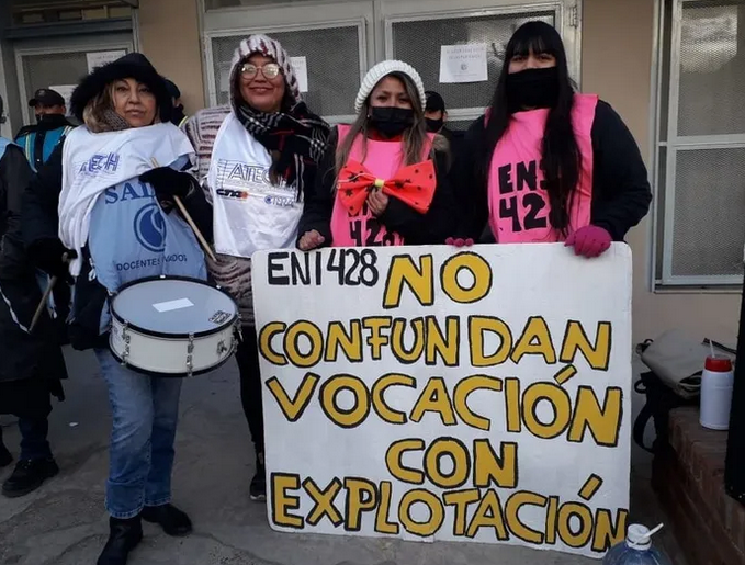 Paro docente jueves 2 y viernes 3: Rechacemos la miseria de Arcioni