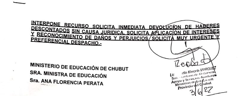 La huelga es legítima, los descuentos son los ilegales