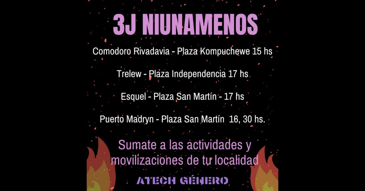 3 DE JUNIO – NI UNA MENOS