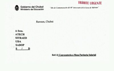 CONVOCATORIA A PARITARIA SALARIAL