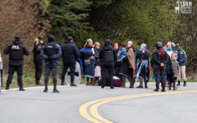 Nuestra solidaridad con la Comunidad Lafken Winkul Mapu en Villa Mascardi