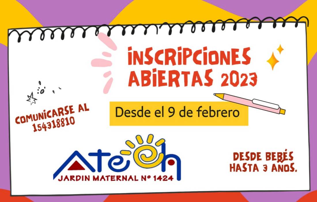 Inscripciones Jardín Maternal Trelew
