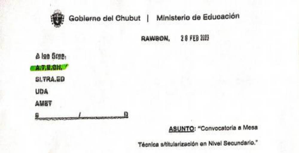 Mesa Técnica Titularización Secundaria – Portada