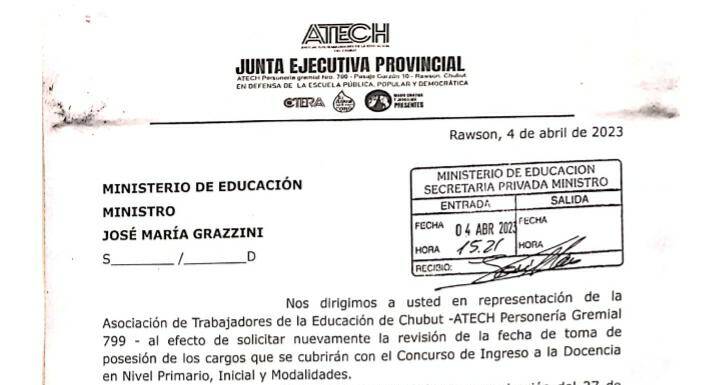 Nota concurso docente