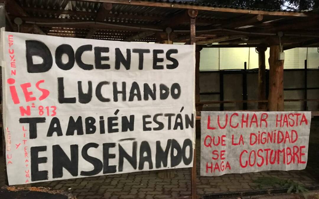 El gobierno no quiere docentes organizados