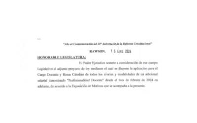 Proyecto de Ley «Profesionalidad Docente»