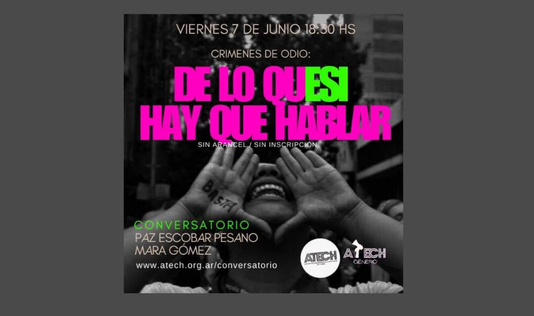Conversatorio virtual: “Crímenes de odio: De lo quESI hay que hablar»