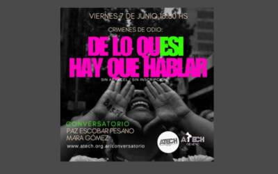 Conversatorio virtual: “Crímenes de odio: De lo quESI hay que hablar»